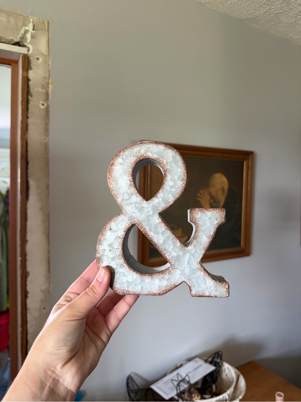 Hobby Lobby Distressed & Sign